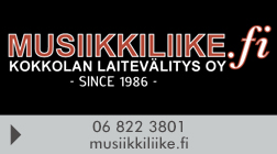 Musiikkiliike Kokkolan Laitevälitys logo